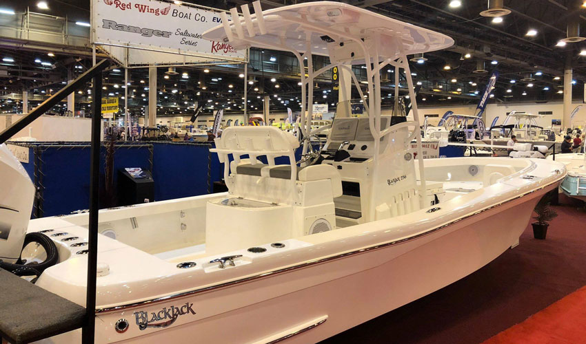 See the New BlackJack Coastal at the Central Gulf Coat Boat Show